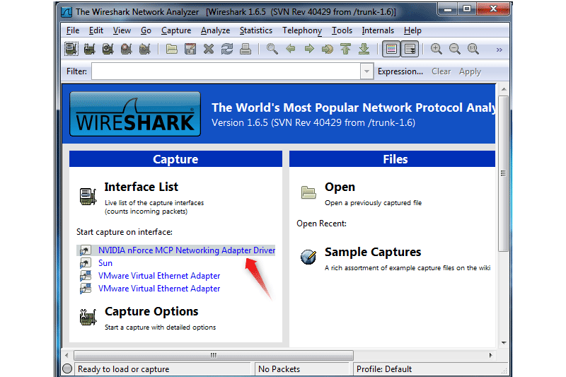 网络抓包工具(wireshark)